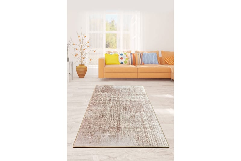Imanje Matta 140x190 cm - Beige/Sammet - Textil & mattor - Matta - Modern matta - Wiltonmatta