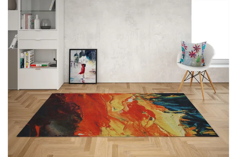 Jupilles Matta 120x180 cm - Flerfärgad - Textil & mattor - Matta - Modern matta - Wiltonmatta