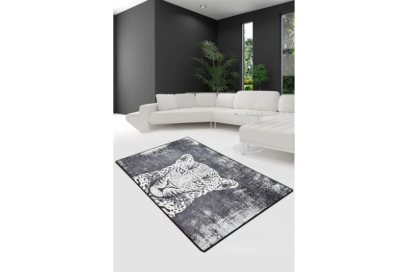 Kambuku Matta 140x190 cm - Svart/Sammet - Textil & mattor - Matta - Modern matta - Wiltonmatta