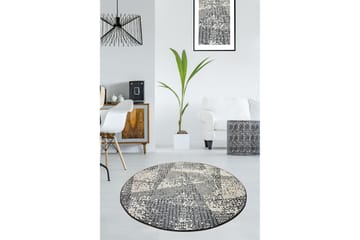 Kosmikoa Matta Rund 100 cm - Flerfärgad/Sammet - Textil & mattor - Matta - Modern matta - Wiltonmatta