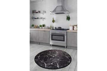 Marmuras Matta Rund 140 cm - Flerfärgad/Sammet - Textil & mattor - Matta - Modern matta - Wiltonmatta