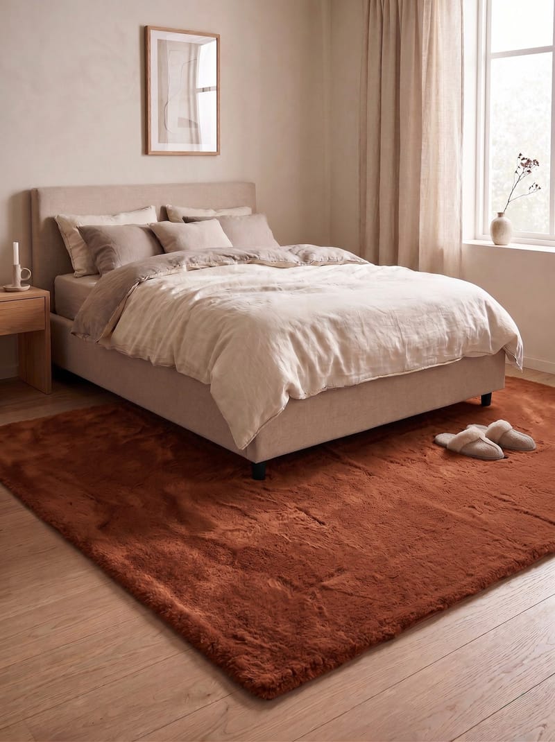 Maskinvävd Matta Heaven Deluxe 200x290 cm - Rost - Textil & mattor - Matta - Modern matta - Wiltonmatta
