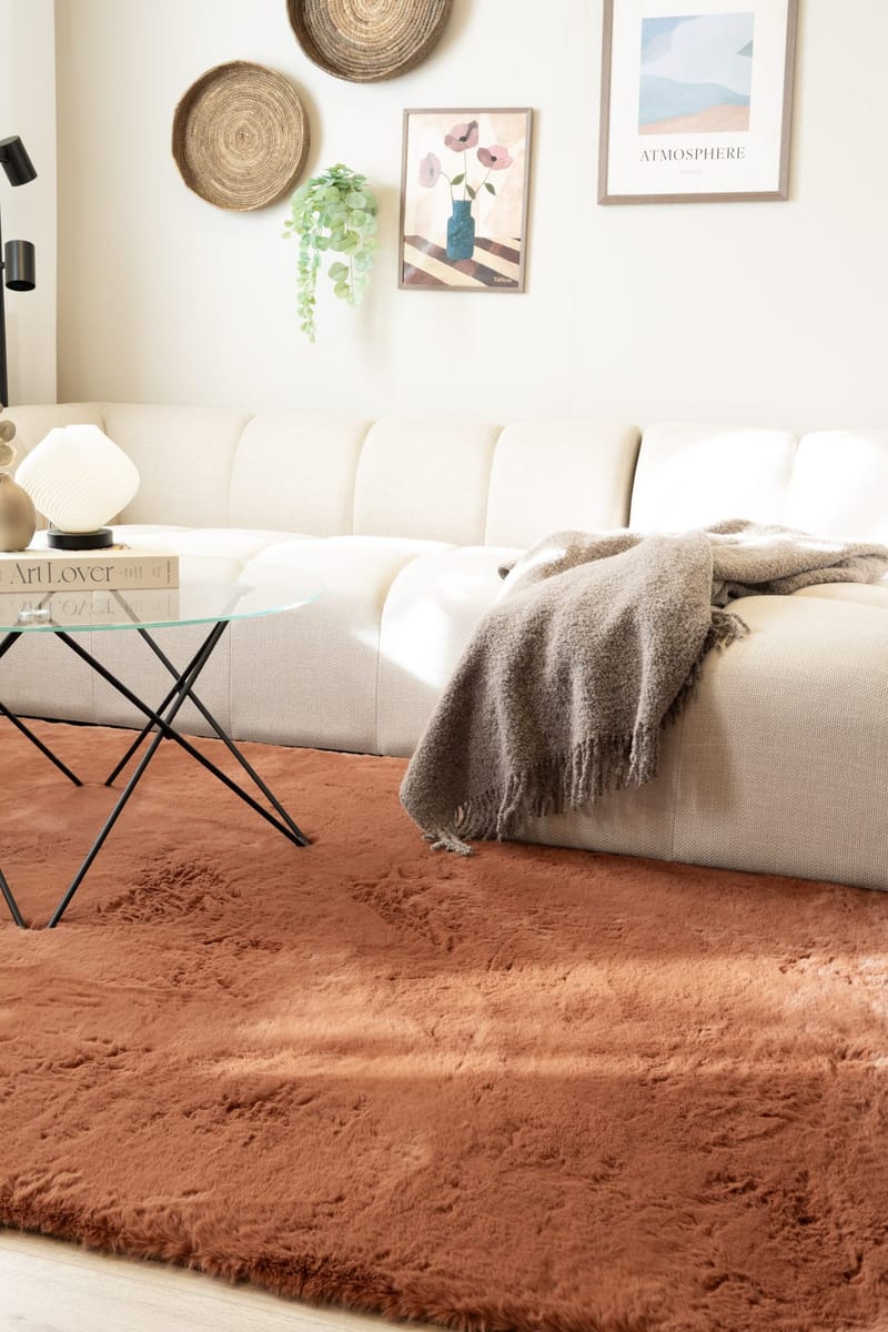 Maskinvävd Matta Heaven Deluxe 200x290 cm - Rost - Textil & mattor - Matta - Modern matta - Wiltonmatta