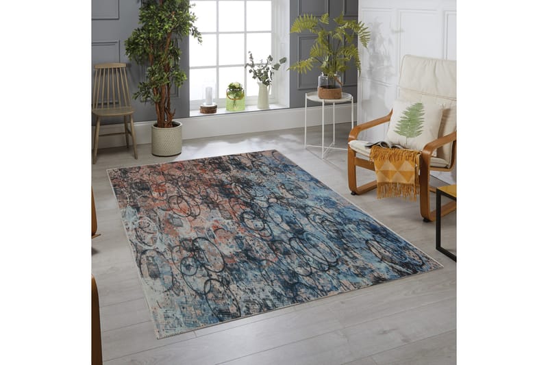 Matta Aberle 100x150 cm - Flerfärgad - Textil & mattor - Matta - Modern matta - Wiltonmatta