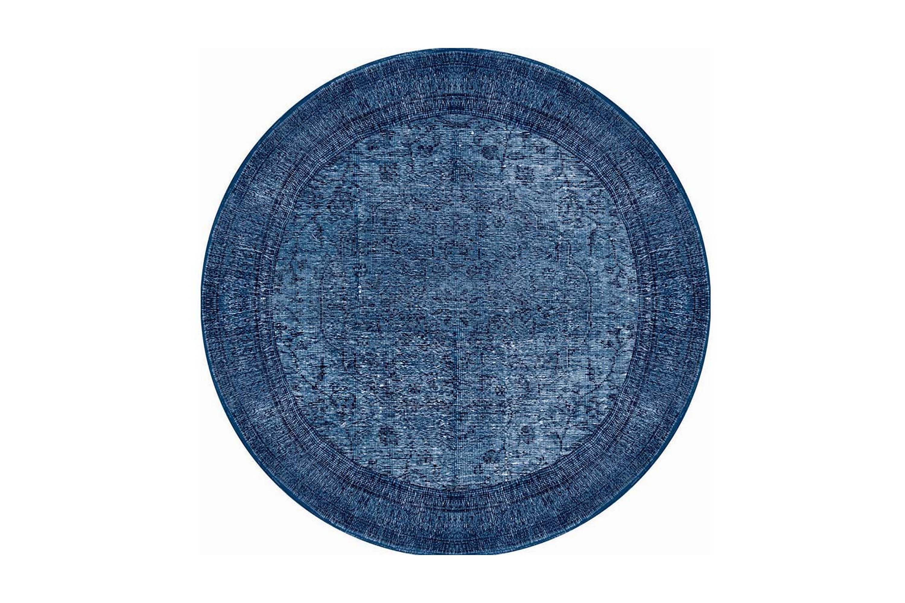 matta artloop 150 cm rund - multifärgad