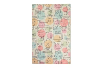 Matta Bakery 100x200 cm - Flerfärgad/Sammet - Textil & mattor - Matta - Modern matta - Wiltonmatta