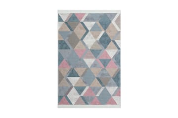 Matta Caleban 120x180 cm - Blå/Rosa/Beige/Grå/Bomull - Textil & mattor - Matta - Modern matta - Wiltonmatta