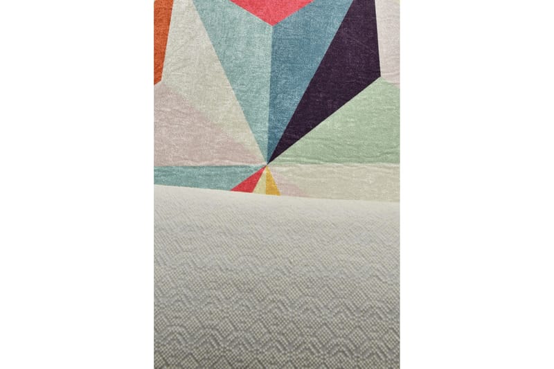 Matta Chanceux 100x200 cm - Flerfärgad/Sammet - Textil & mattor - Matta - Modern matta - Wiltonmatta