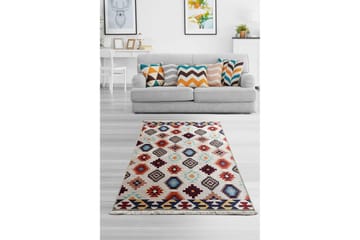 Matta Chaunta 140x190 cm - Flerfärgad/Sammet - Textil & mattor - Matta - Modern matta - Wiltonmatta