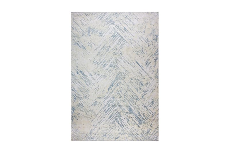 Matta Diamond Creme/Blå 200x290 - Friezematta - Wiltonmatta