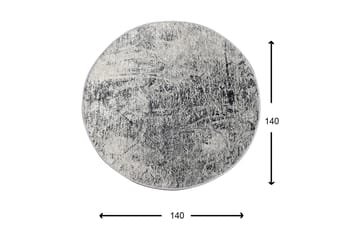 Matta Evidenza Rund 140 cm - Flerfärgad/Sammet - Textil & mattor - Matta - Modern matta - Wiltonmatta