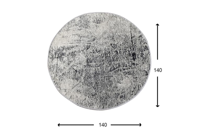 Matta Evidenza Rund 140 cm - Flerfärgad/Sammet - Textil & mattor - Matta - Modern matta - Wiltonmatta