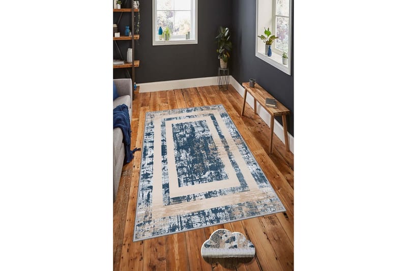Matta Homefesto 100x200 cm - Multifärgad - Textil & mattor - Matta - Modern matta - Wiltonmatta