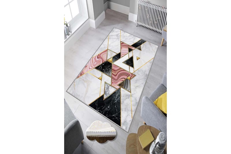 Matta Homefesto 100x200 cm - Multifärgad - Textil & mattor - Matta - Modern matta - Wiltonmatta