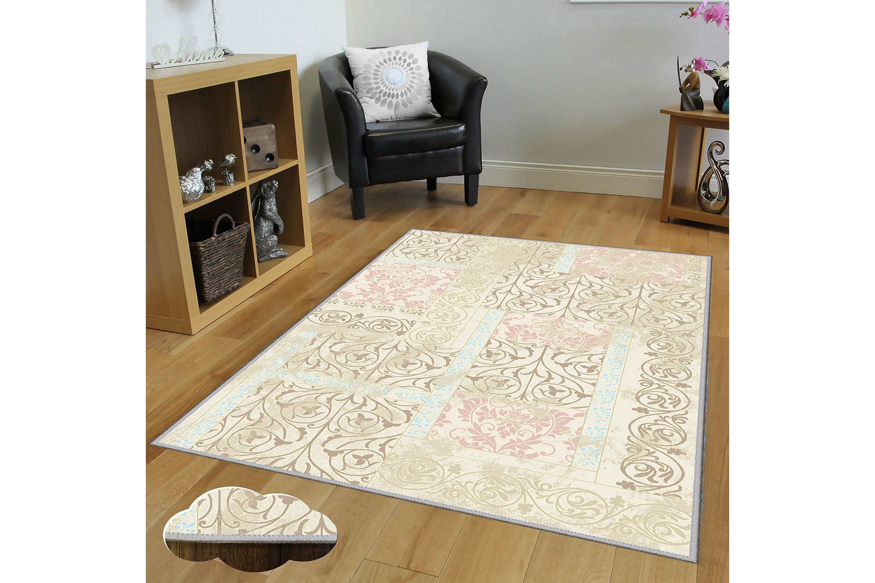 matta homefesto 100x200 cm - multifärgad