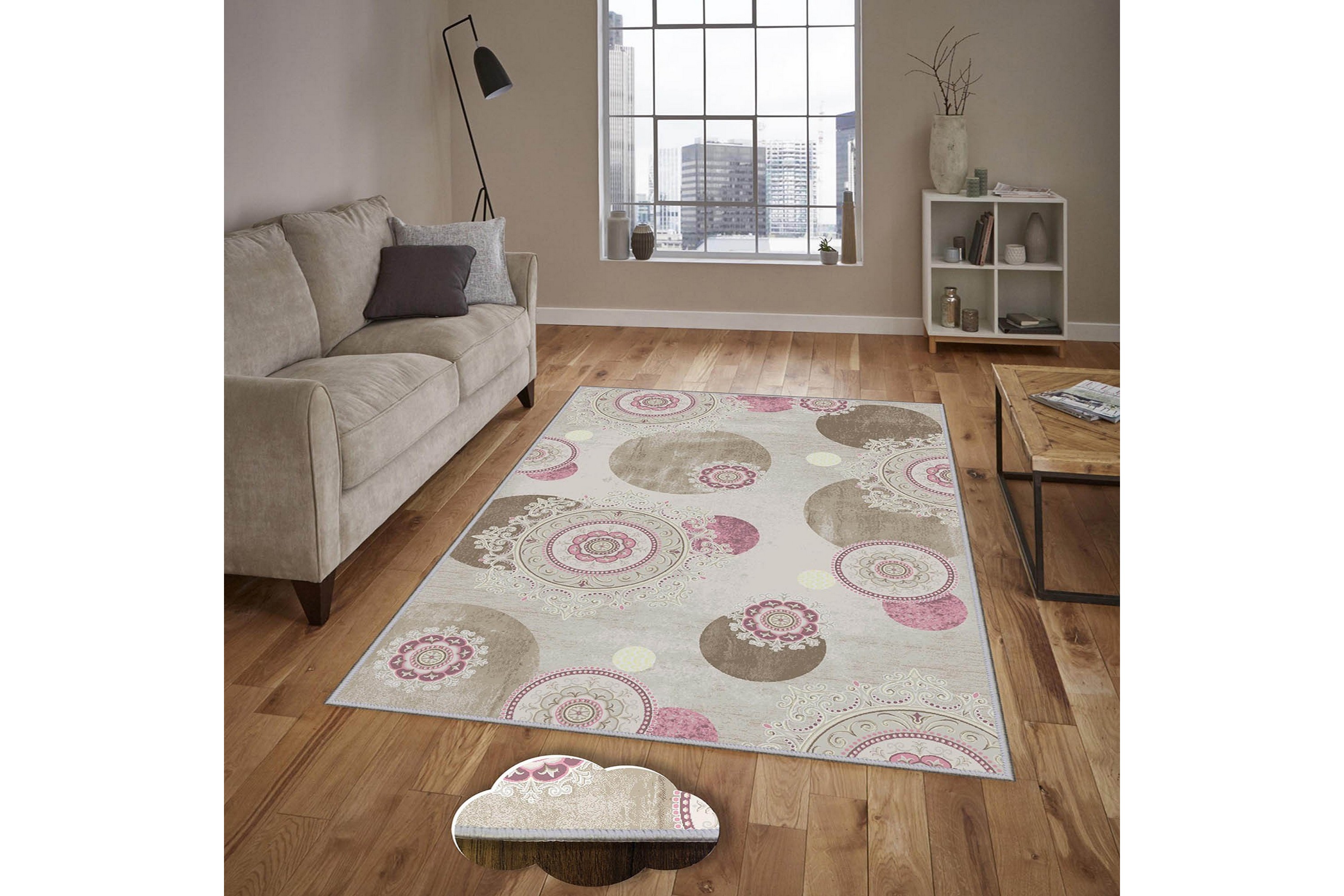 matta homefesto 100x200 cm - multifärgad