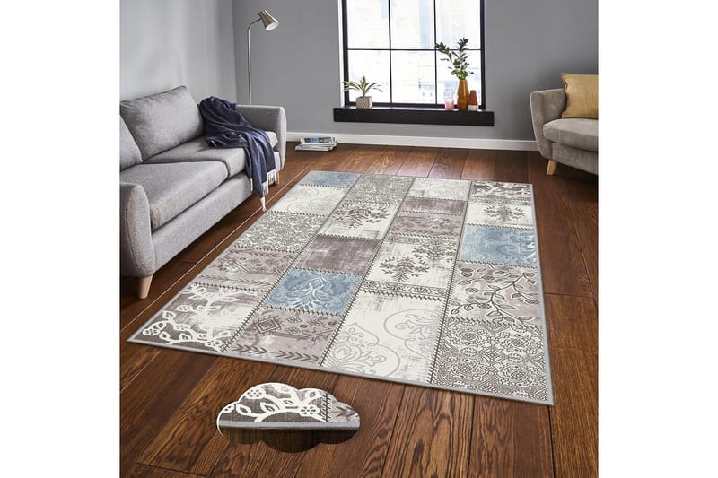 Matta Homefesto 100x300 cm - Multifärgad - Textil & mattor - Matta - Modern matta - Wiltonmatta