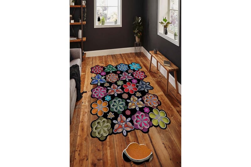 Matta Homefesto 120x180 cm - Multifärgad - Textil & mattor - Matta - Modern matta - Wiltonmatta