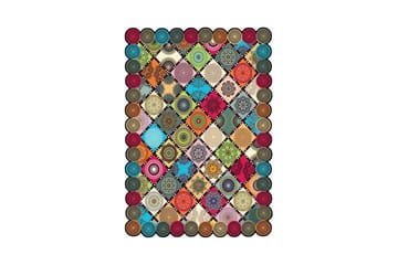 Matta Homefesto 140x220 cm - Multifärgad - Textil & mattor - Matta - Modern matta - Wiltonmatta