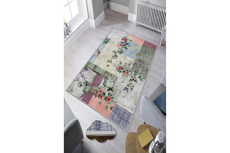 Matta Homefesto 140x220 cm - Multifärgad - Textil & mattor - Matta - Modern matta - Wiltonmatta