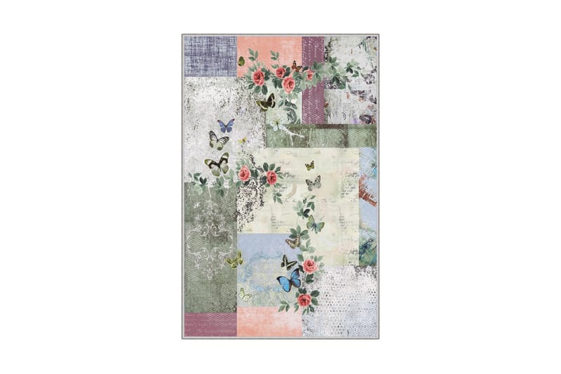 Matta Homefesto 140x220 cm - Multifärgad - Textil & mattor - Matta - Modern matta - Wiltonmatta