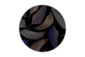 Matta Homefesto 60 cm Rund - Multifärgad - Textil & mattor - Matta - Modern matta - Wiltonmatta
