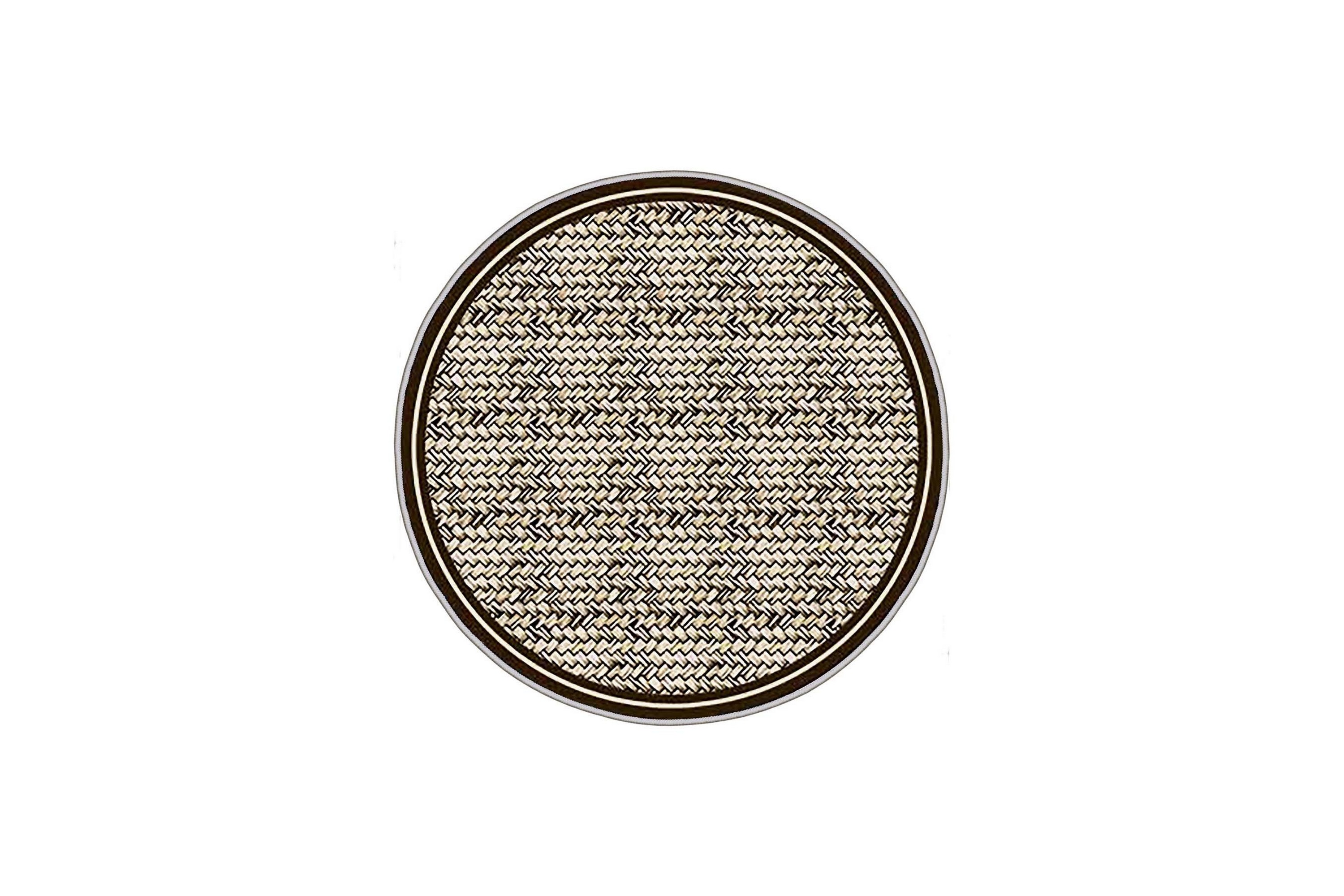 matta homefesto 70 cm rund - multifärgad