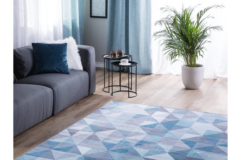 Matta Kartepe 160x230 cm - Blå - Textil & mattor - Matta - Modern matta - Wiltonmatta