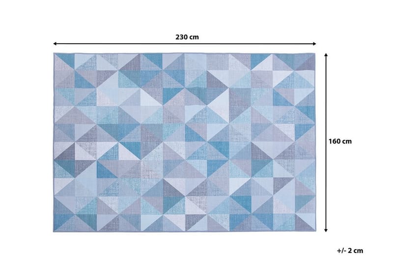 Matta Kartepe 160x230 cm - Blå - Textil & mattor - Matta - Modern matta - Wiltonmatta