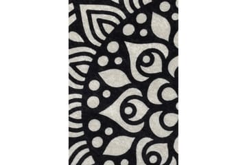 Matta Kozzy Rund 100 cm - Flerfärgad/Sammet - Textil & mattor - Matta - Modern matta - Wiltonmatta