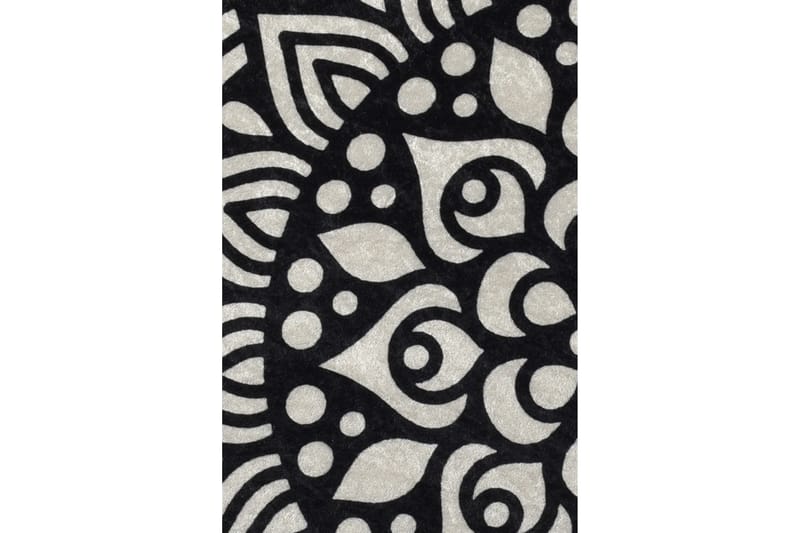 Matta Kozzy Rund 100 cm - Flerfärgad/Sammet - Textil & mattor - Matta - Modern matta - Wiltonmatta