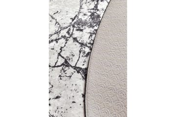 Matta Marmaru Rund 140 cm - Flerfärgad/Sammet - Textil & mattor - Matta - Modern matta - Wiltonmatta