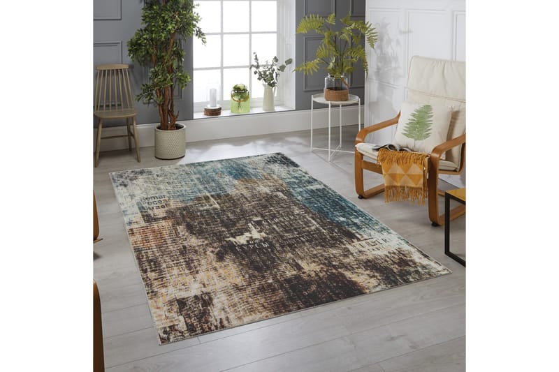 Matta Rickter 100x150 cm - Flerfärgad - Textil & mattor - Matta - Modern matta - Wiltonmatta