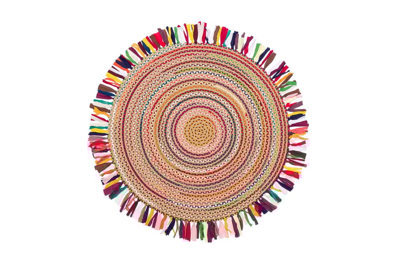 Matta Santoshe 150x150 cm - Flerfärgad - Textil & mattor - Matta - Modern matta - Wiltonmatta