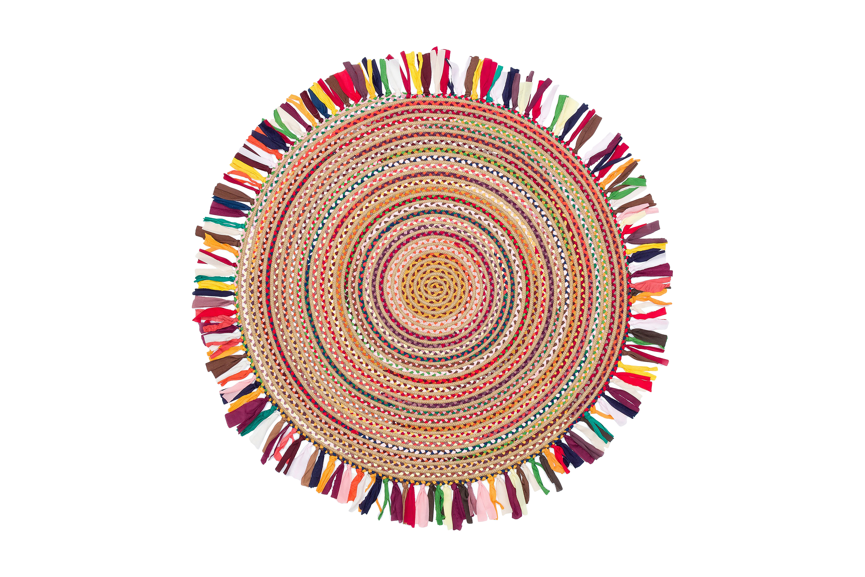 matta santoshe 150x150 cm - flerfärgad