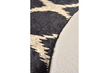 Matta Sombra Rund 100 cm - Flerfärgad/Sammet - Textil & mattor - Matta - Modern matta - Wiltonmatta