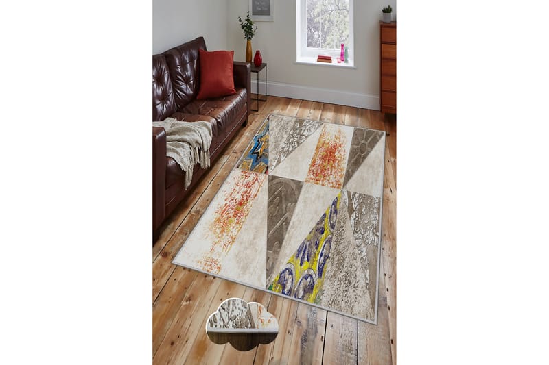 Matta Tenzile 100x150 cm - Flerfärgad - Textil & mattor - Matta - Modern matta - Wiltonmatta