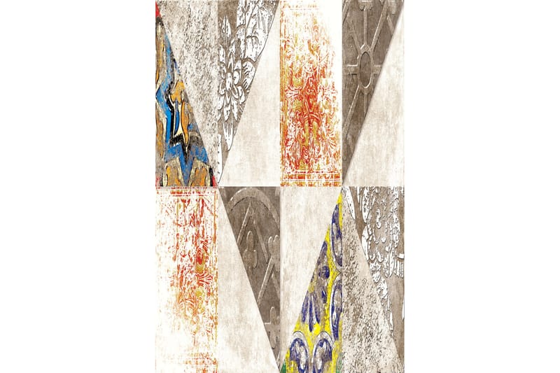 Matta Tenzile 100x150 cm - Flerfärgad - Textil & mattor - Matta - Modern matta - Wiltonmatta