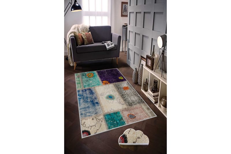 Matta Tenzile 100x150 cm - Flerfärgad - Textil & mattor - Matta - Modern matta - Wiltonmatta
