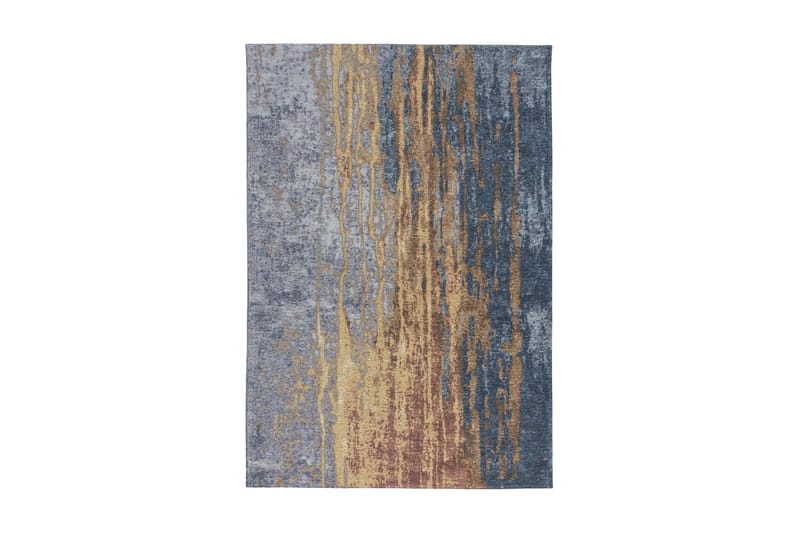 Matta Worthu Heu 115x170 cm Beige/Blå - D-Sign - Wiltonmatta - Friezematta - Små mattor