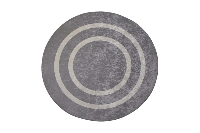 Matta Zilarra Rund 100 cm - Silver/Sammet - Textil & mattor - Matta - Modern matta - Wiltonmatta