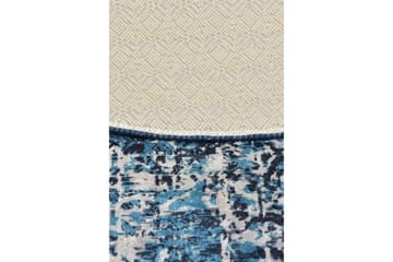 Matta Pulveru Rund 100 cm - Flerfärgad/Sammet - Textil & mattor - Matta - Modern matta - Wiltonmatta