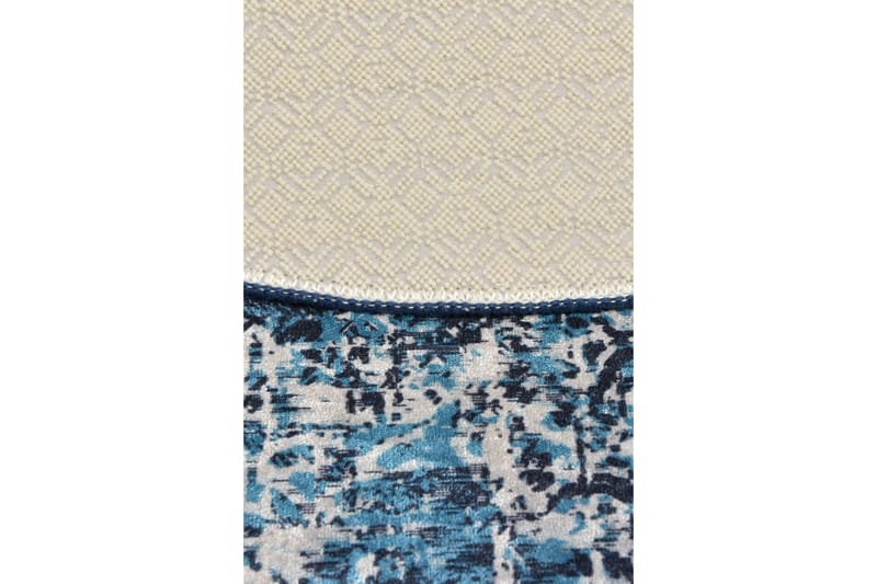 Matta Pulveru Rund 140 cm - Flerfärgad/Sammet - Textil & mattor - Matta - Modern matta - Wiltonmatta