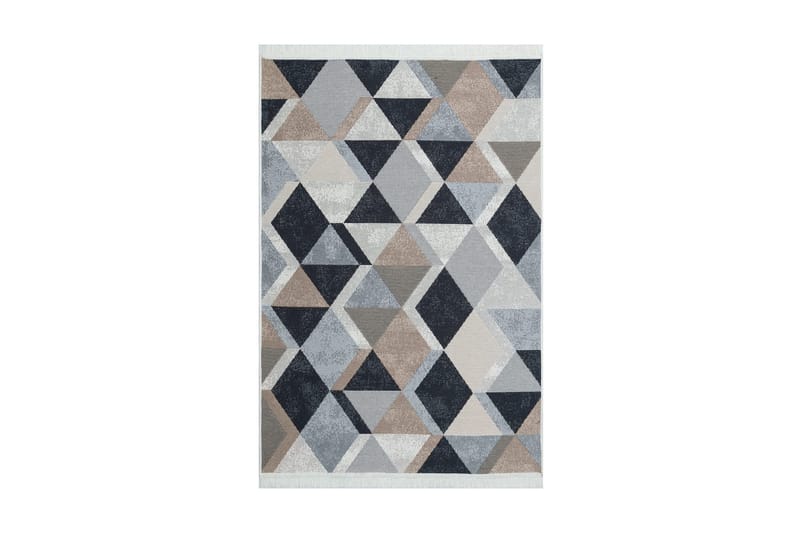 Mihriban Matta 120x180 cm, Beige/Svart/Vit/Bomull