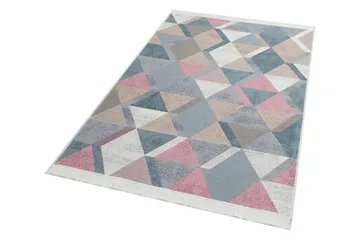 Mihriban Matta 120x180 cm - Blå/Rosa/Beige/Grå/Bomull - Textil & mattor - Matta - Modern matta - Wiltonmatta