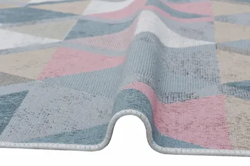Mihriban Matta 120x180 cm - Blå/Rosa/Beige/Grå/Bomull - Textil & mattor - Matta - Modern matta - Wiltonmatta