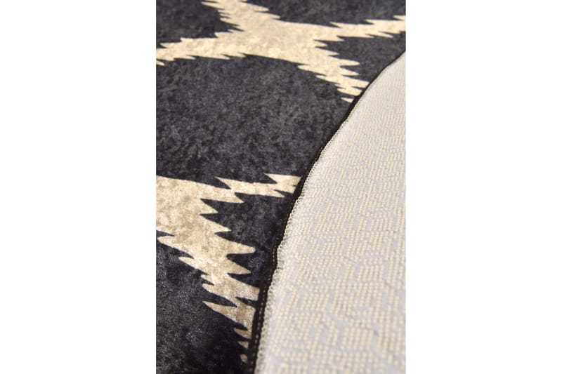 Moriti Matta Rund 100 cm - Flerfärgad/Sammet - Textil & mattor - Matta - Modern matta - Wiltonmatta
