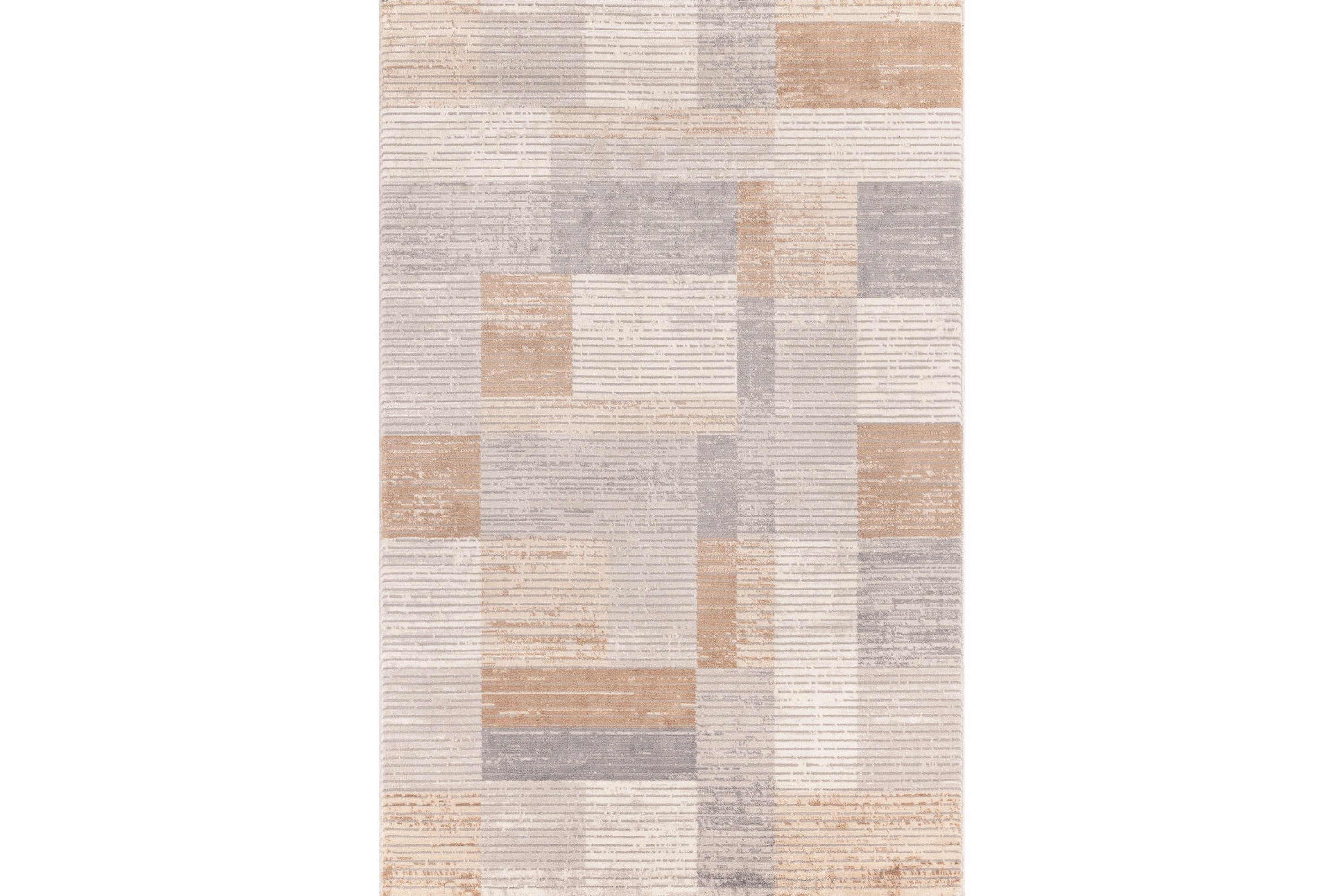 Wiltonmatta Motto 160x230 Rektangulär GråBeige/Brun