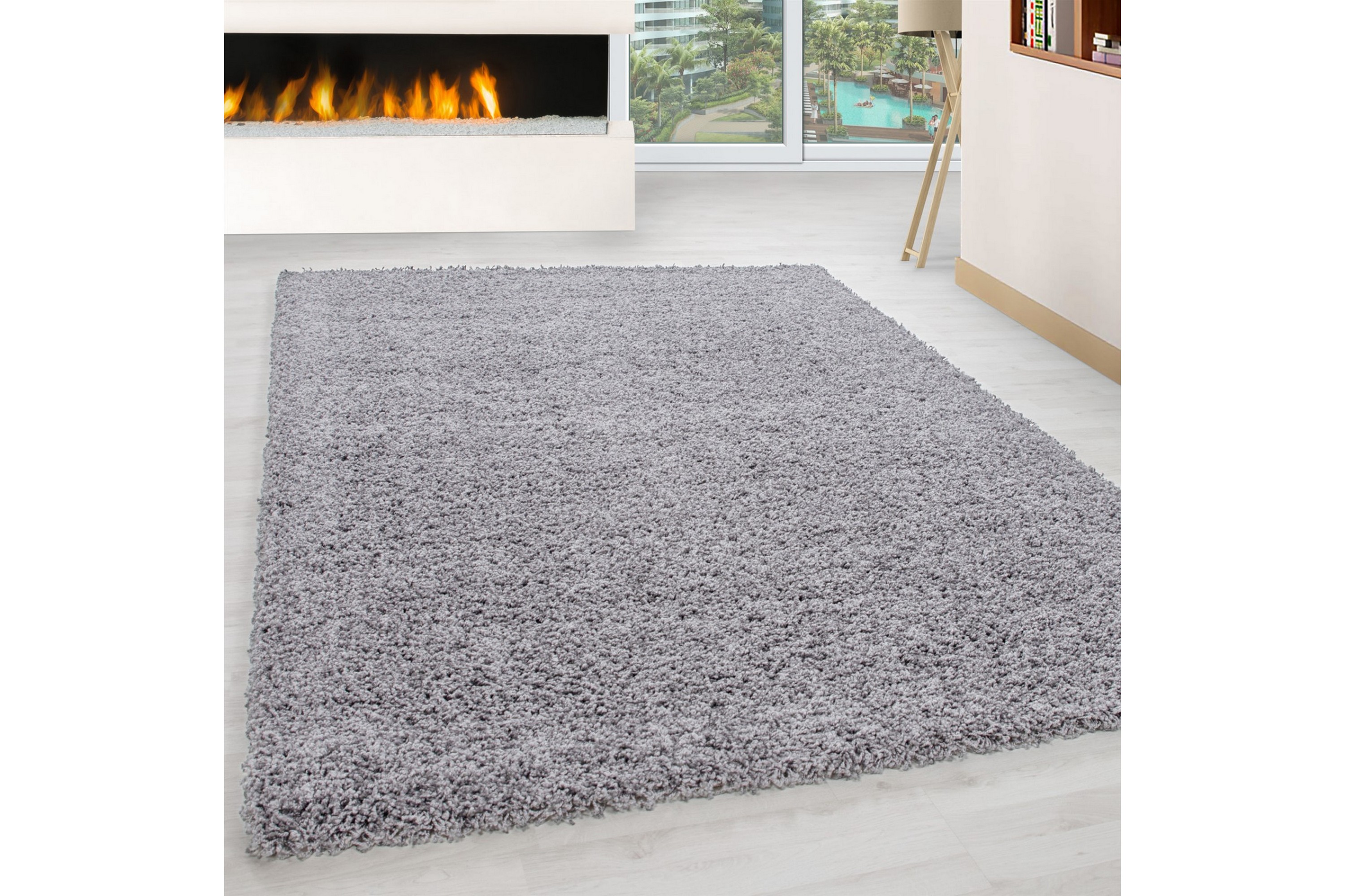 Wiltonmatta Neeshu 160x230 cm Rektangulär Ljusgrå