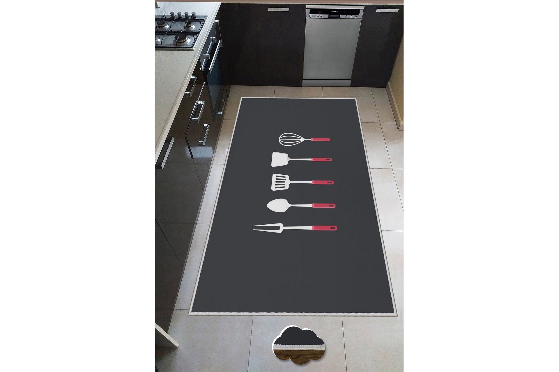 Nobuhito Wiltonmatta 60x100 cm Rektangul&auml;r - Flerf&auml;rgad